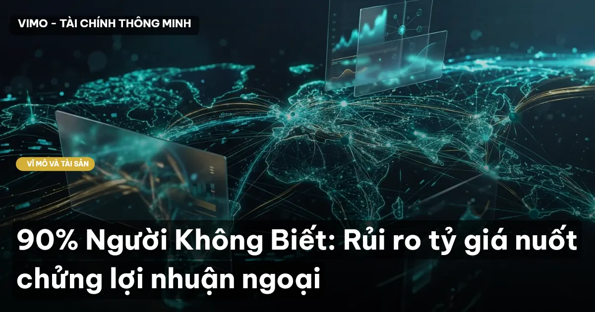 90% Người Không Biết: Rủi ro tỷ giá nuốt chửng lợi nhuận ngoại