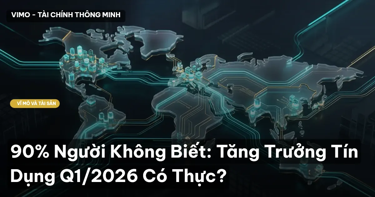 90% Người Không Biết: Tăng Trưởng Tín Dụng Q1/2026 Có Thực?