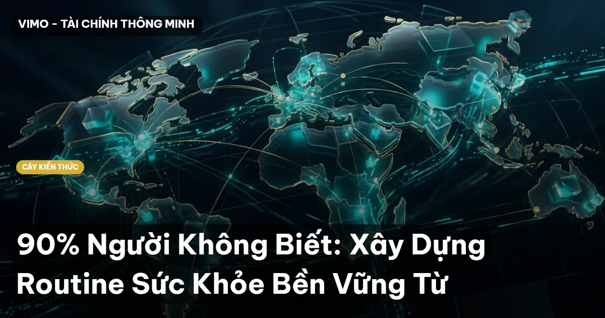 90% Người Không Biết: Xây Dựng Routine Sức Khỏe Bền Vững Từ