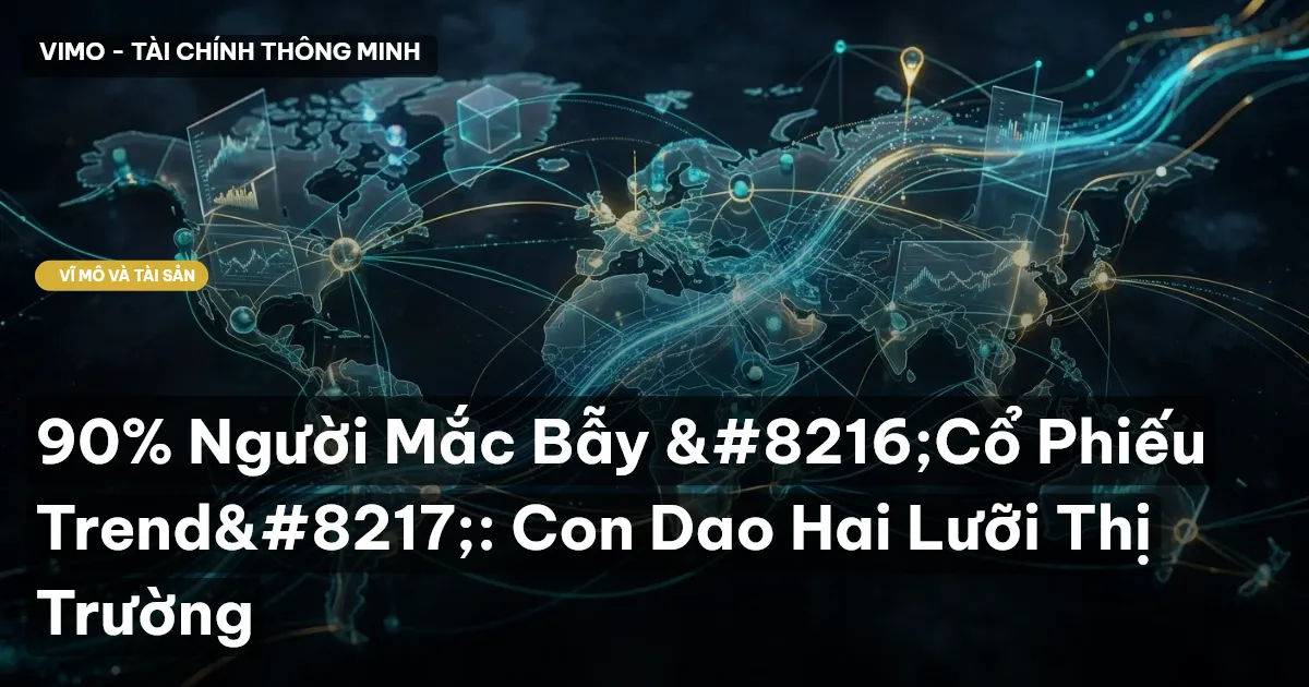 90% Người Mắc Bẫy ‘Cổ Phiếu Trend’: Con Dao Hai Lưỡi Thị Trường