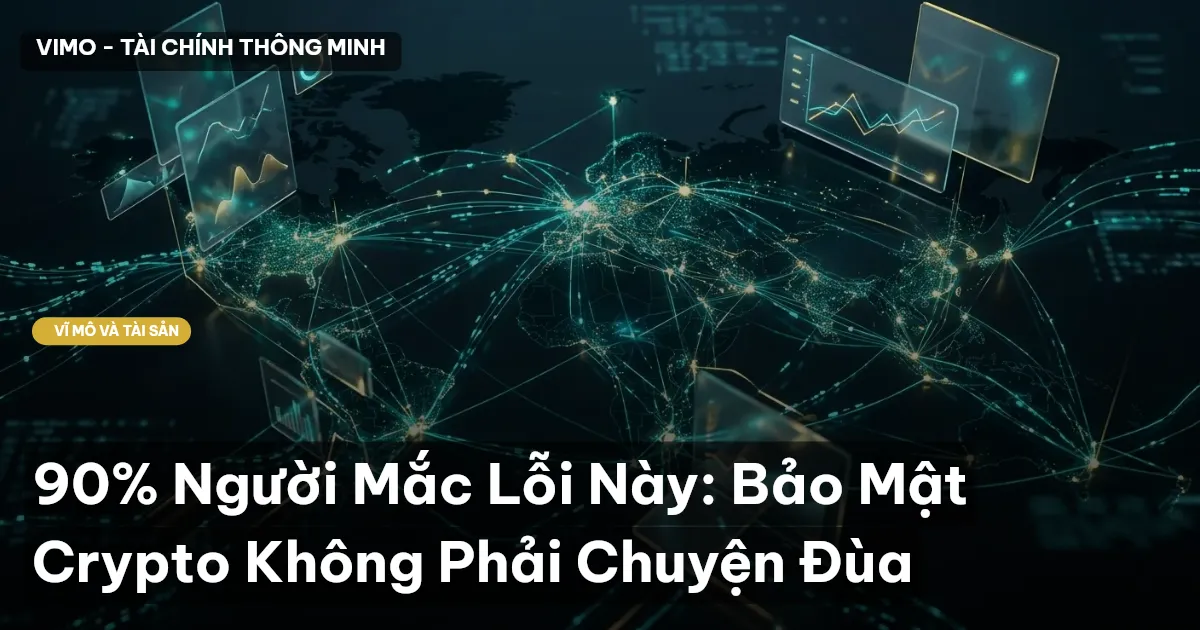 90% Người Mắc Lỗi Này: Bảo Mật Crypto Không Phải Chuyện Đùa