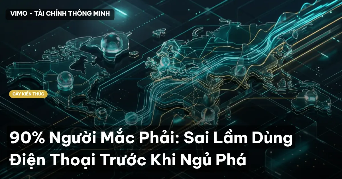 90% Người Mắc Phải: Sai Lầm Dùng Điện Thoại Trước Khi Ngủ Phá