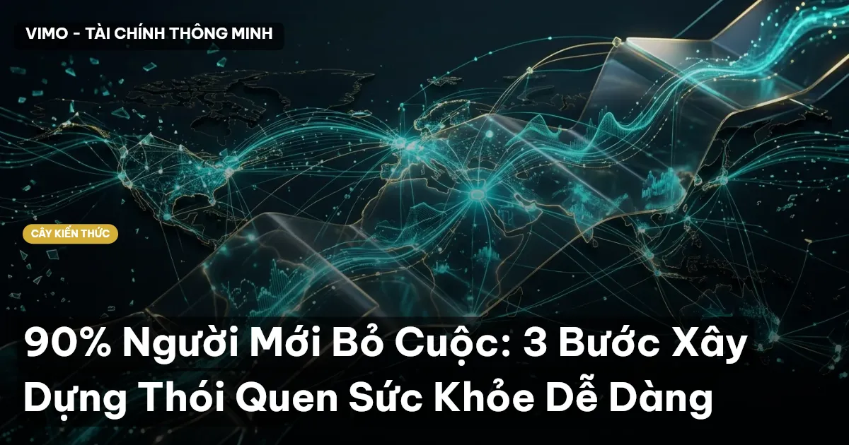 90% Người Mới Bỏ Cuộc: 3 Bước Xây Dựng Thói Quen Sức Khỏe Dễ Dàng