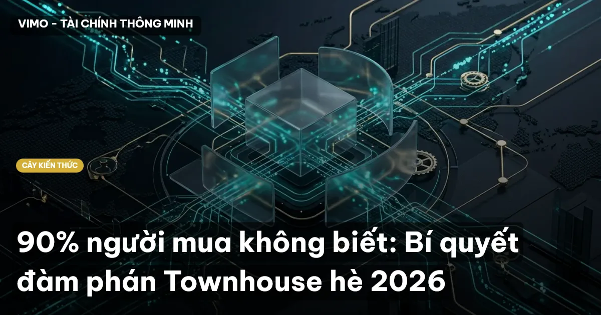 90% người mua không biết: Bí quyết đàm phán Townhouse hè 2026