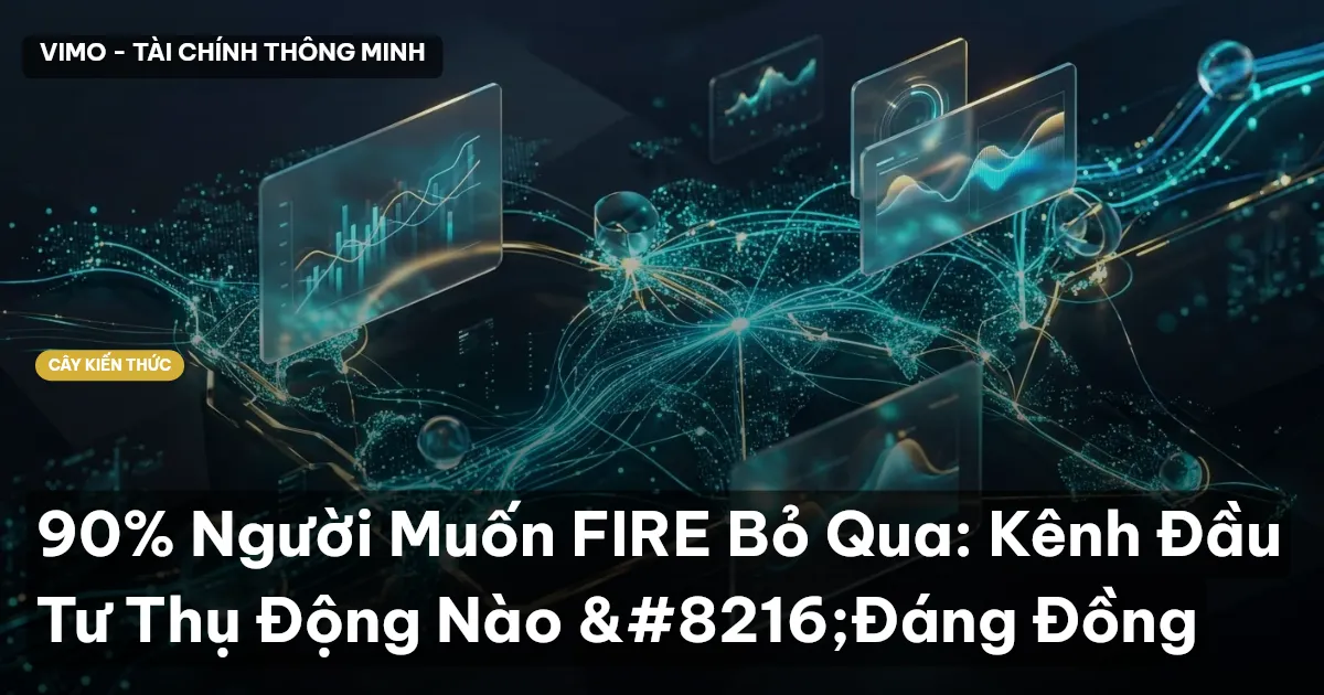 90% Người Muốn FIRE Bỏ Qua: Kênh Đầu Tư Thụ Động Nào ‘Đáng Đồng