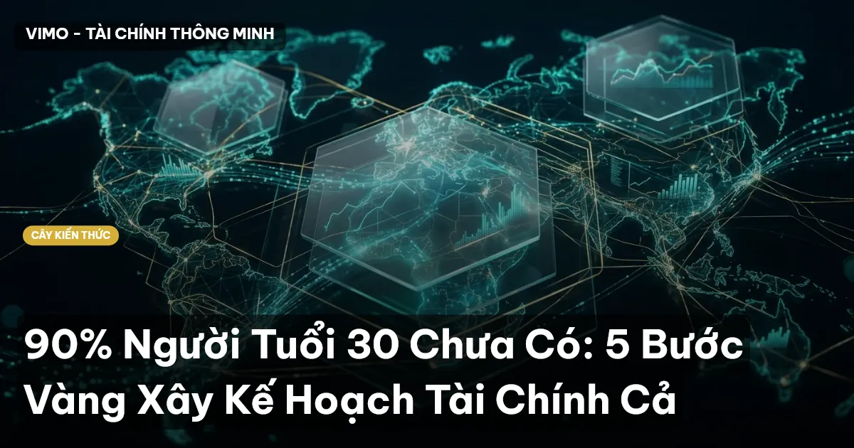 90% Người Tuổi 30 Chưa Có: 5 Bước Vàng Xây Kế Hoạch Tài Chính Cả