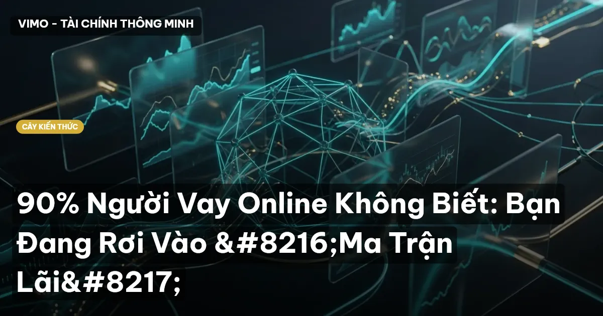 90% Người Vay Online Không Biết: Bạn Đang Rơi Vào ‘Ma Trận Lãi’