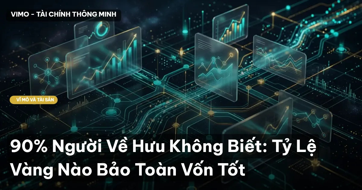 90% Người Về Hưu Không Biết: Tỷ Lệ Vàng Nào Bảo Toàn Vốn Tốt