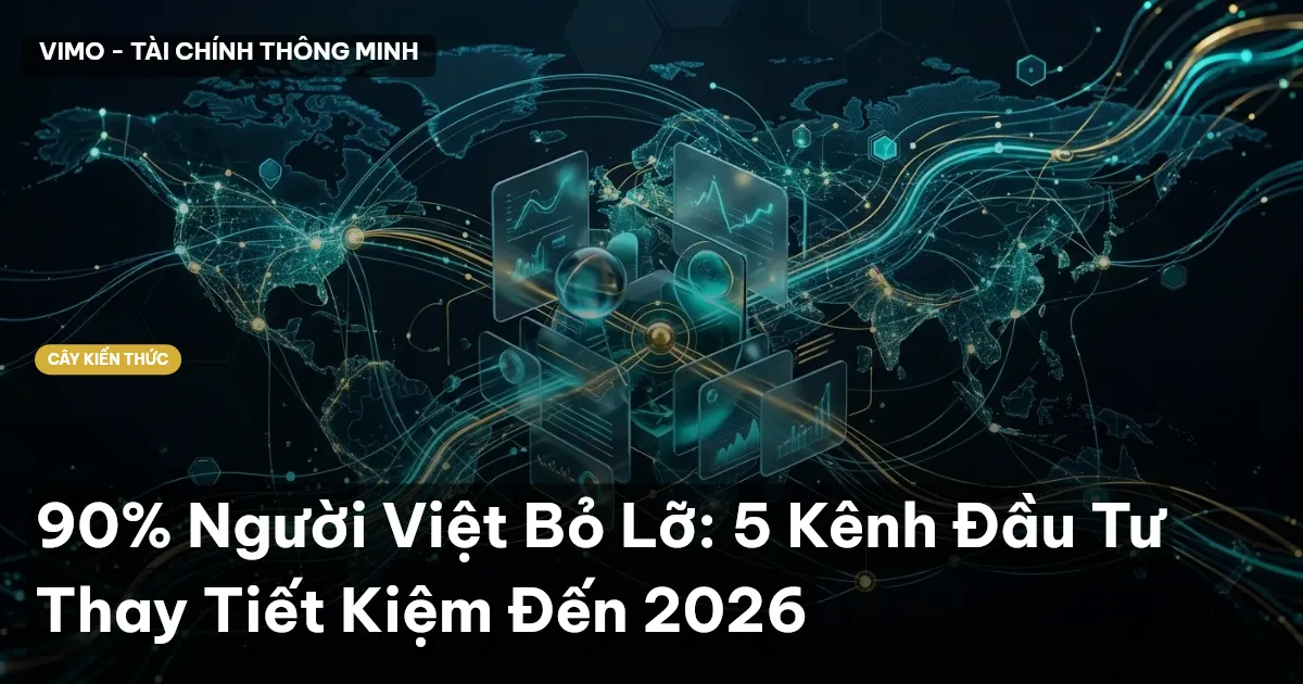 90% Người Việt Bỏ Lỡ: 5 Kênh Đầu Tư Thay Tiết Kiệm Đến 2026