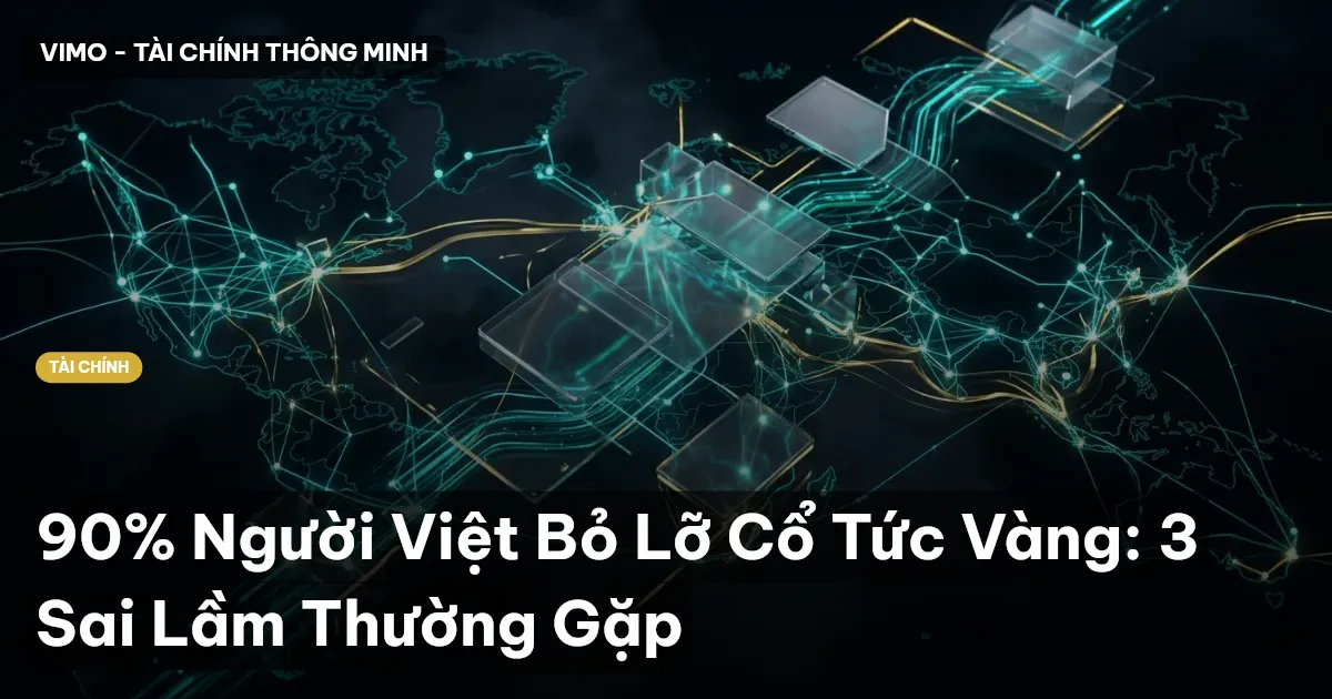 90% Người Việt Bỏ Lỡ Cổ Tức Vàng: 3 Sai Lầm Thường Gặp