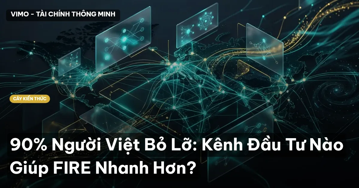 90% Người Việt Bỏ Lỡ: Kênh Đầu Tư Nào Giúp FIRE Nhanh Hơn?