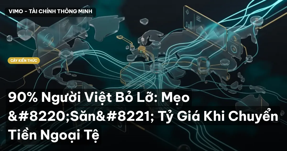 90% Người Việt Bỏ Lỡ: Mẹo “Săn” Tỷ Giá Khi Chuyển Tiền Ngoại Tệ