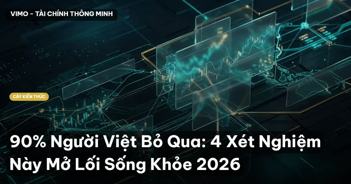 90% Người Việt Bỏ Qua: 4 Xét Nghiệm Này Mở Lối Sống Khỏe 2026