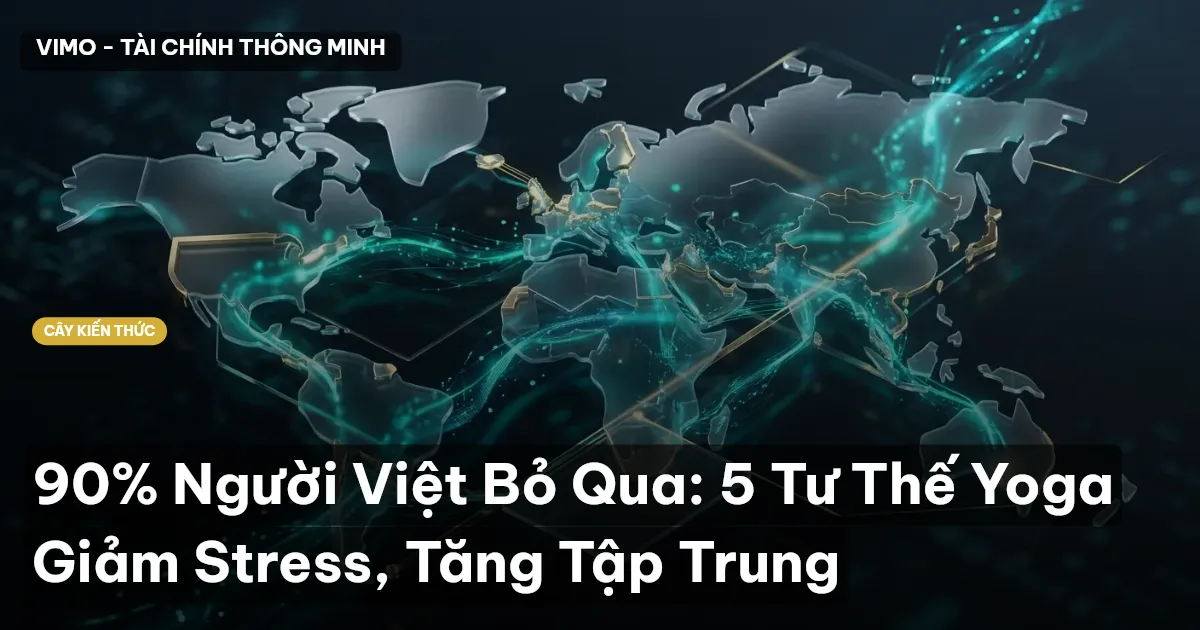 90% Người Việt Bỏ Qua: 5 Tư Thế Yoga Giảm Stress, Tăng Tập Trung