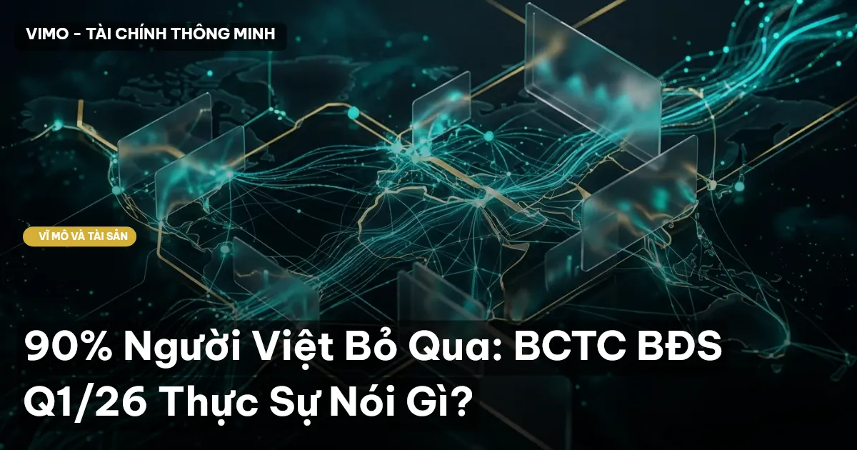 90% Người Việt Bỏ Qua: BCTC BĐS Q1/26 Thực Sự Nói Gì?