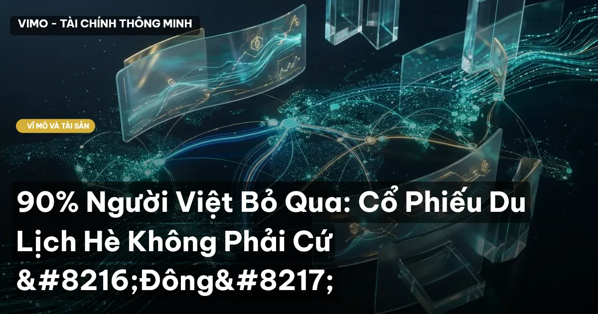 90% Người Việt Bỏ Qua: Cổ Phiếu Du Lịch Hè Không Phải Cứ ‘Đông’