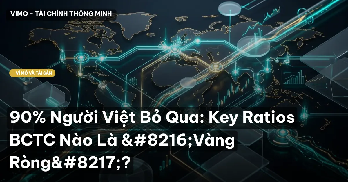 90% Người Việt Bỏ Qua: Key Ratios BCTC Nào Là ‘Vàng Ròng’?