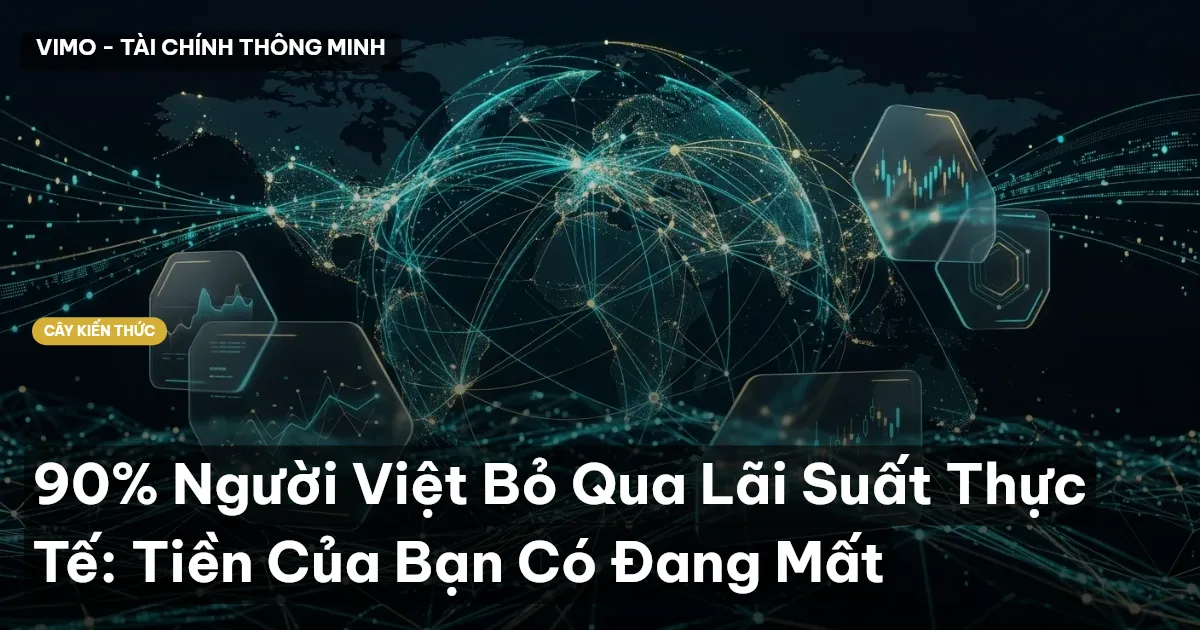 90% Người Việt Bỏ Qua Lãi Suất Thực Tế: Tiền Của Bạn Có Đang Mất