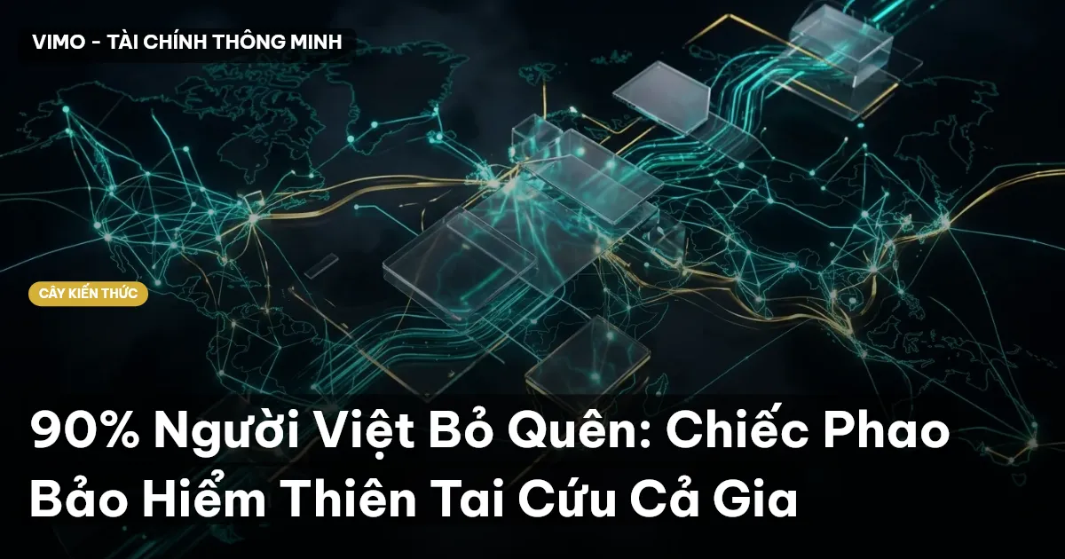 90% Người Việt Bỏ Quên: Chiếc Phao Bảo Hiểm Thiên Tai Cứu Cả Gia