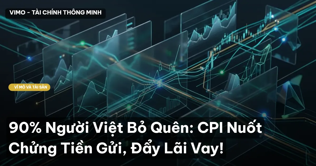 90% Người Việt Bỏ Quên: CPI Nuốt Chửng Tiền Gửi, Đẩy Lãi Vay!