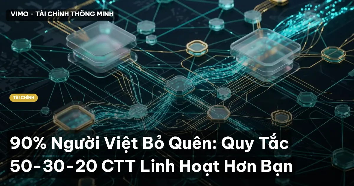 90% Người Việt Bỏ Quên: Quy Tắc 50-30-20 CTT Linh Hoạt Hơn Bạn