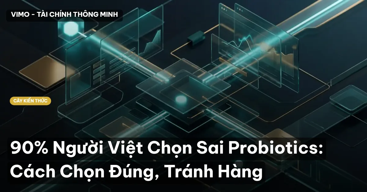 90% Người Việt Chọn Sai Probiotics: Cách Chọn Đúng, Tránh Hàng