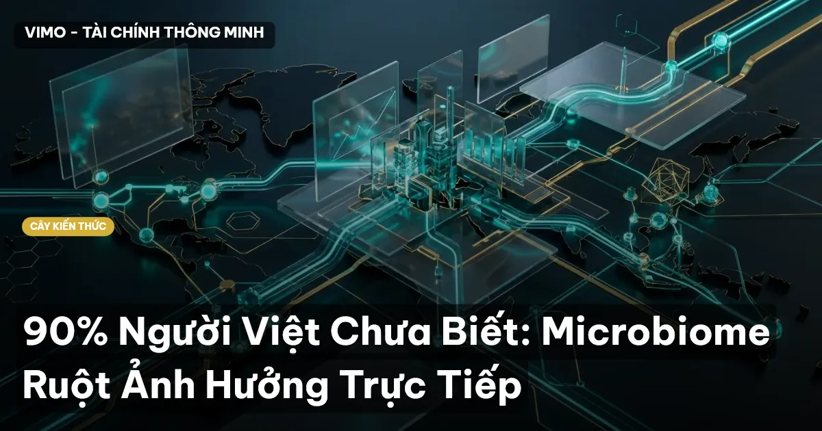 90% Người Việt Chưa Biết: Microbiome Ruột Ảnh Hưởng Trực Tiếp