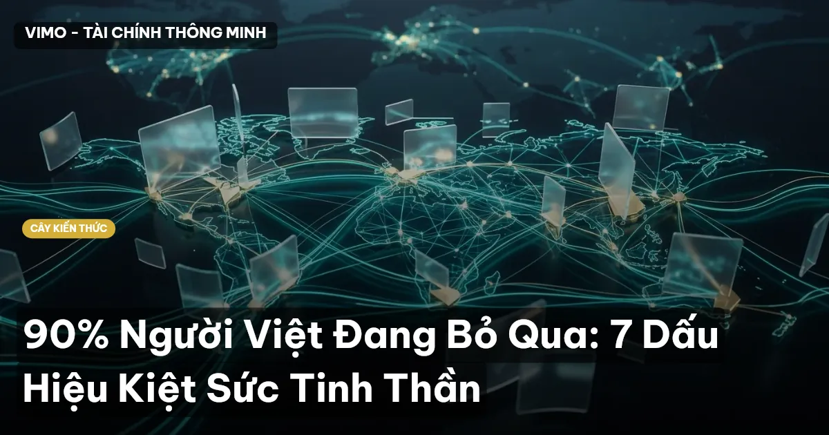 90% Người Việt Đang Bỏ Qua: 7 Dấu Hiệu Kiệt Sức Tinh Thần