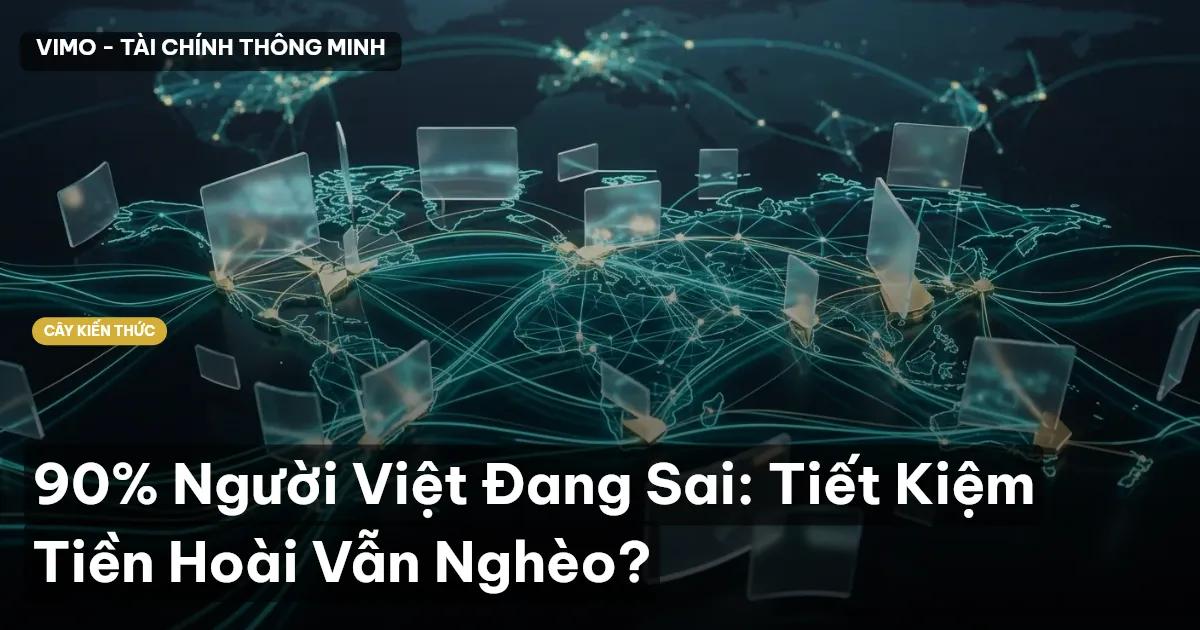 90% Người Việt Đang Sai: Tiết Kiệm Tiền Hoài Vẫn Nghèo?