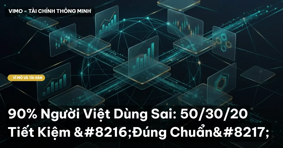 90% Người Việt Dùng Sai: 50/30/20 Tiết Kiệm ‘Đúng Chuẩn’