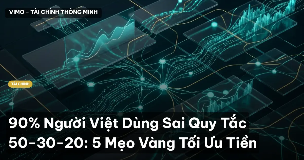 90% Người Việt Dùng Sai Quy Tắc 50-30-20: 5 Mẹo Vàng Tối Ưu Tiền