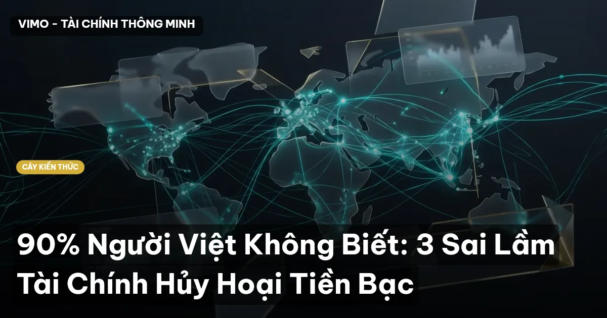 90% Người Việt Không Biết: 3 Sai Lầm Tài Chính Hủy Hoại Tiền Bạc