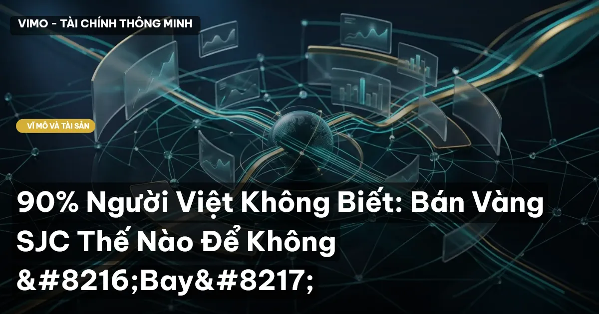 90% Người Việt Không Biết: Bán Vàng SJC Thế Nào Để Không ‘Bay’
