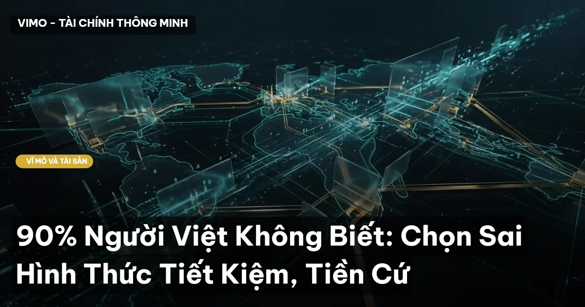 90% Người Việt Không Biết: Chọn Sai Hình Thức Tiết Kiệm, Tiền Cứ