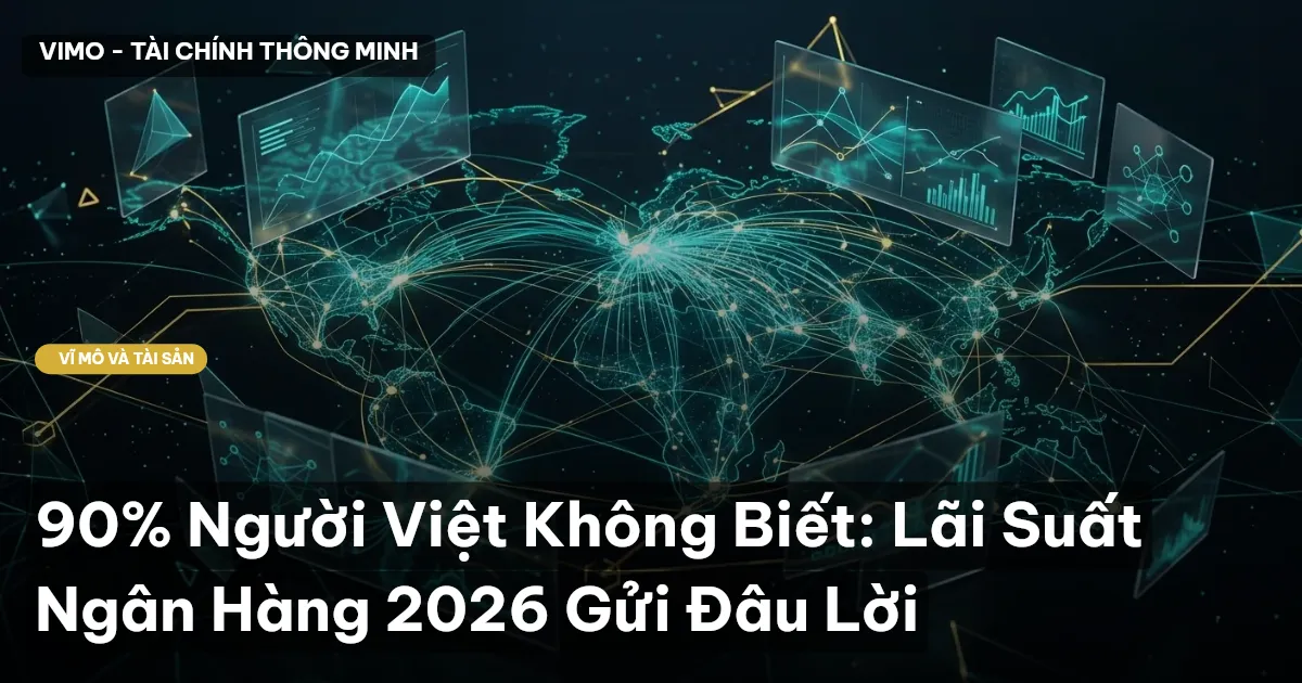 90% Người Việt Không Biết: Lãi Suất Ngân Hàng 2026 Gửi Đâu Lời