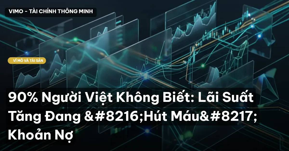 90% Người Việt Không Biết: Lãi Suất Tăng Đang ‘Hút Máu’ Khoản Nợ