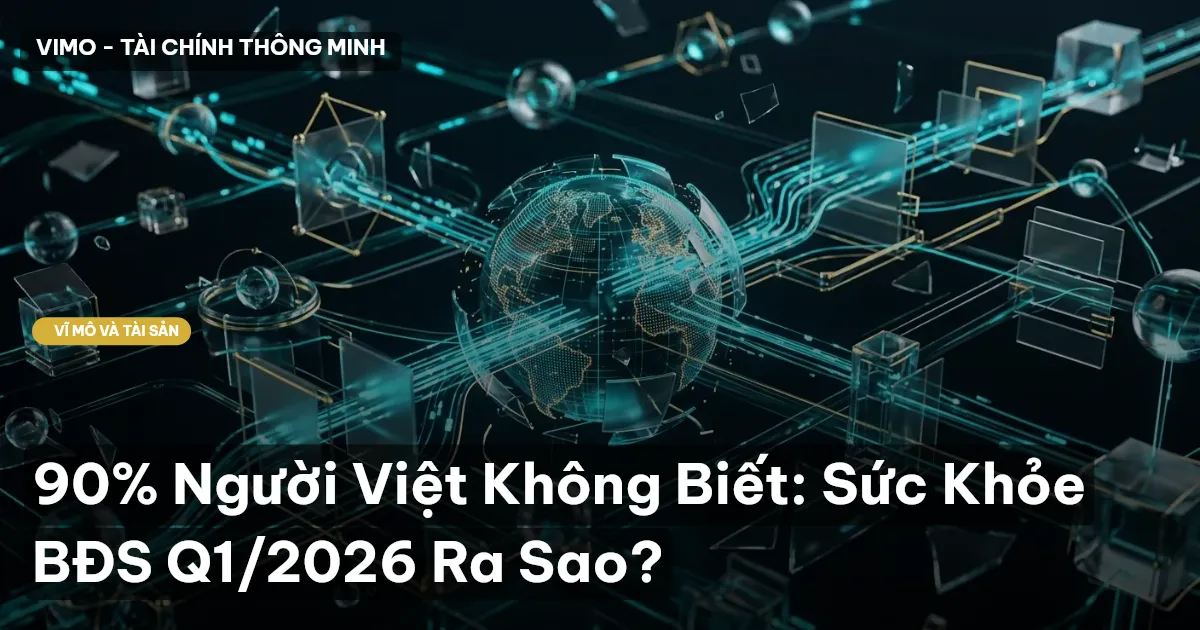 90% Người Việt Không Biết: Sức Khỏe BĐS Q1/2026 Ra Sao?