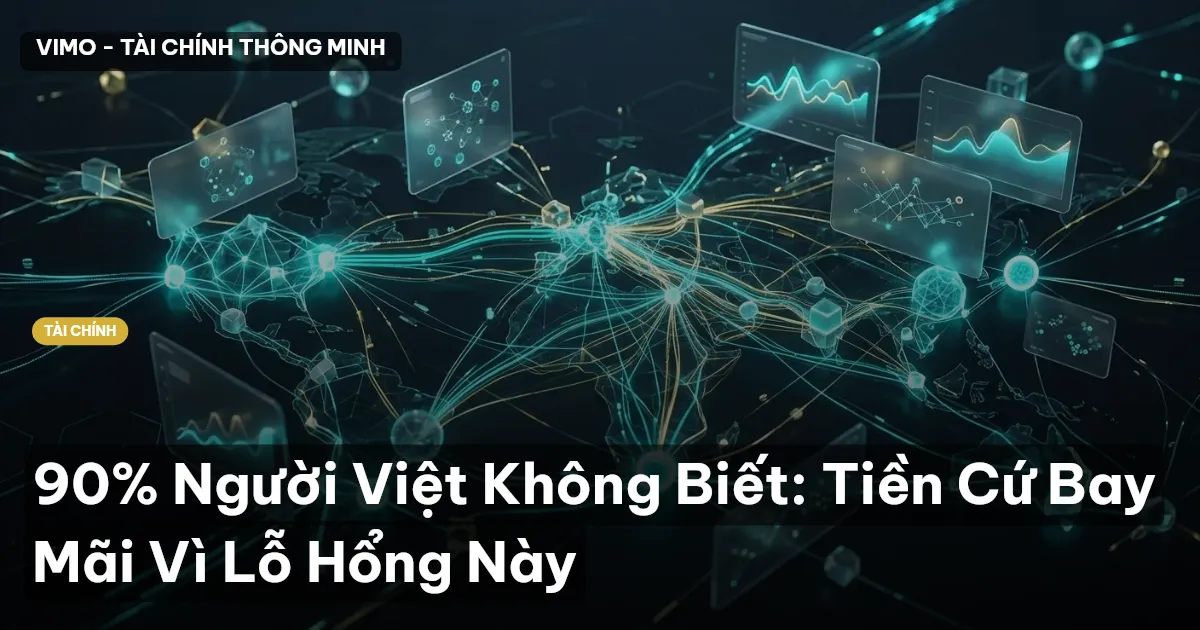 90% Người Việt Không Biết: Tiền Cứ Bay Mãi Vì Lỗ Hổng Này
