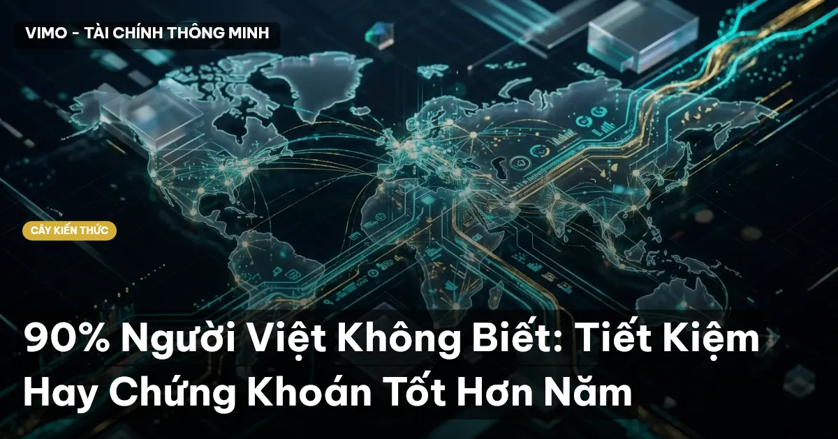 90% Người Việt Không Biết: Tiết Kiệm Hay Chứng Khoán Tốt Hơn Năm
