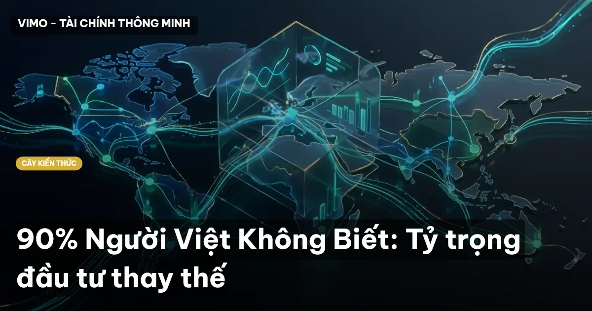 90% Người Việt Không Biết: Tỷ trọng đầu tư thay thế