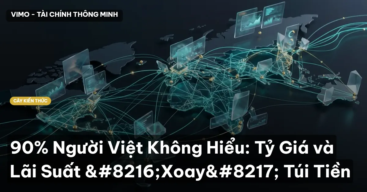 90% Người Việt Không Hiểu: Tỷ Giá và Lãi Suất ‘Xoay’ Túi Tiền