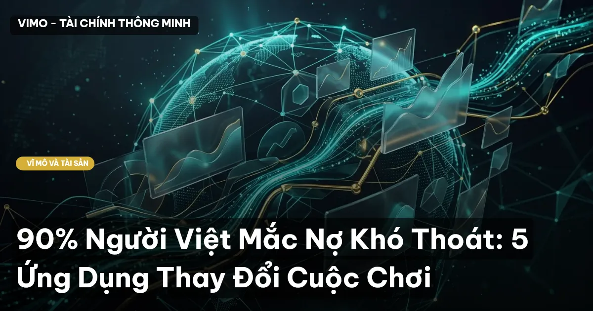 90% Người Việt Mắc Nợ Khó Thoát: 5 Ứng Dụng Thay Đổi Cuộc Chơi