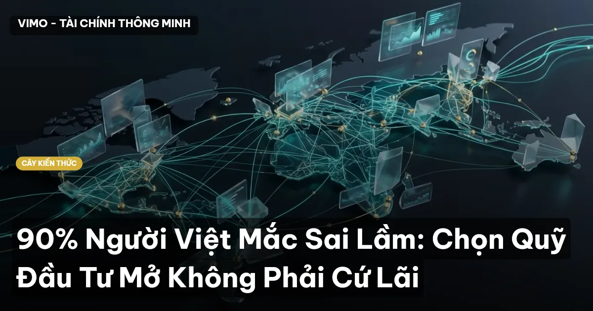 90% Người Việt Mắc Sai Lầm: Chọn Quỹ Đầu Tư Mở Không Phải Cứ Lãi