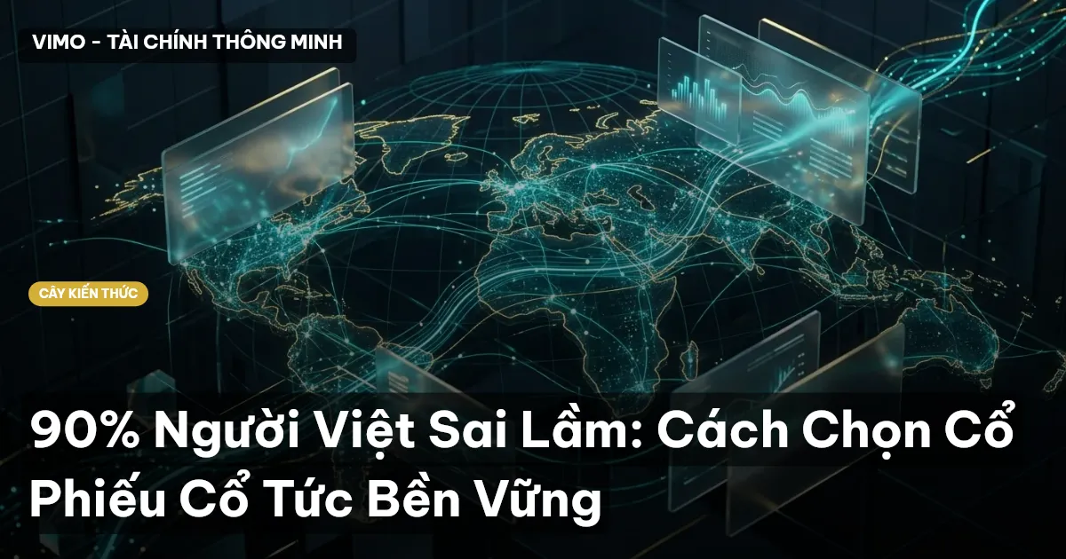 90% Người Việt Sai Lầm: Cách Chọn Cổ Phiếu Cổ Tức Bền Vững