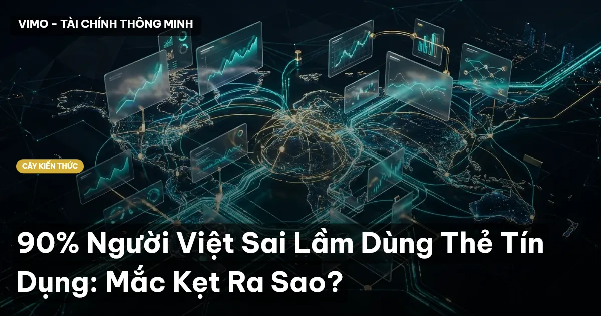 90% Người Việt Sai Lầm Dùng Thẻ Tín Dụng: Mắc Kẹt Ra Sao?