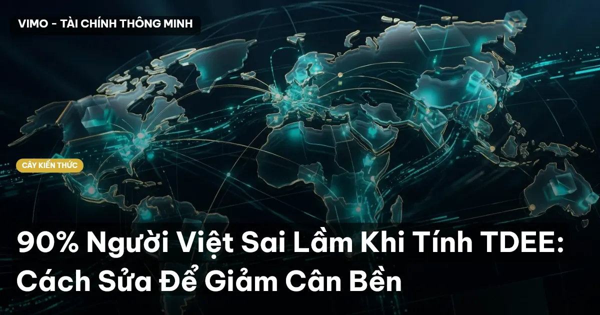 90% Người Việt Sai Lầm Khi Tính TDEE: Cách Sửa Để Giảm Cân Bền