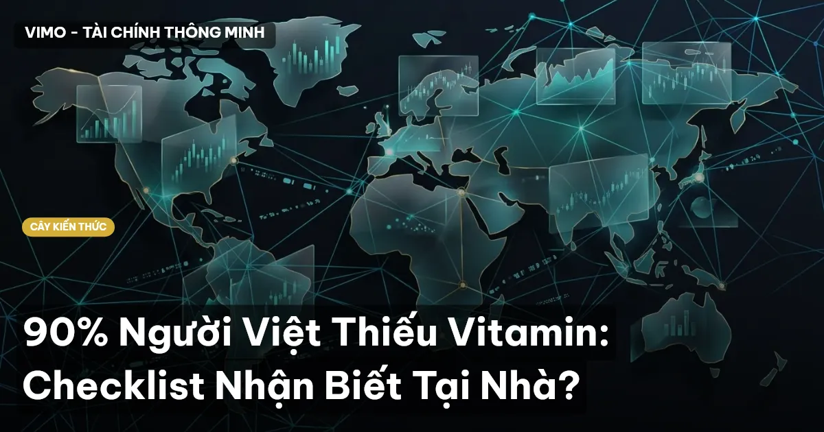90% Người Việt Thiếu Vitamin: Checklist Nhận Biết Tại Nhà?