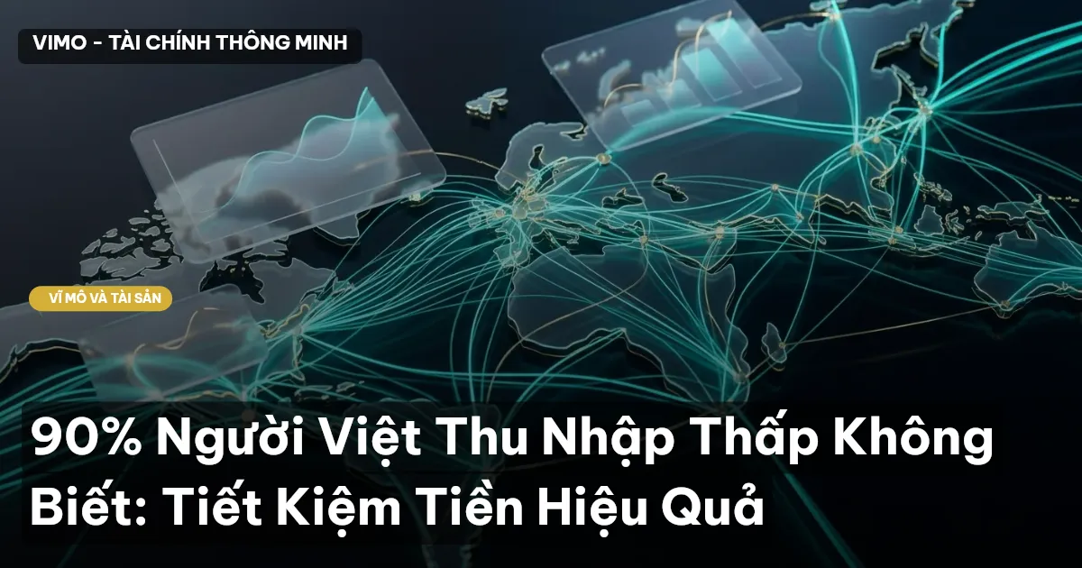 90% Người Việt Thu Nhập Thấp Không Biết: Tiết Kiệm Tiền Hiệu Quả