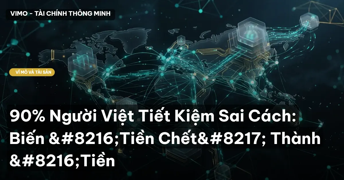 90% Người Việt Tiết Kiệm Sai Cách: Biến ‘Tiền Chết’ Thành ‘Tiền
