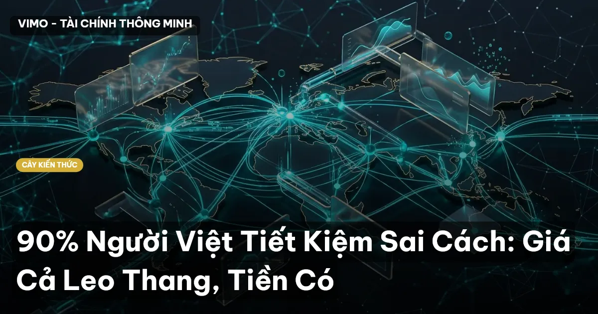 90% Người Việt Tiết Kiệm Sai Cách: Giá Cả Leo Thang, Tiền Có